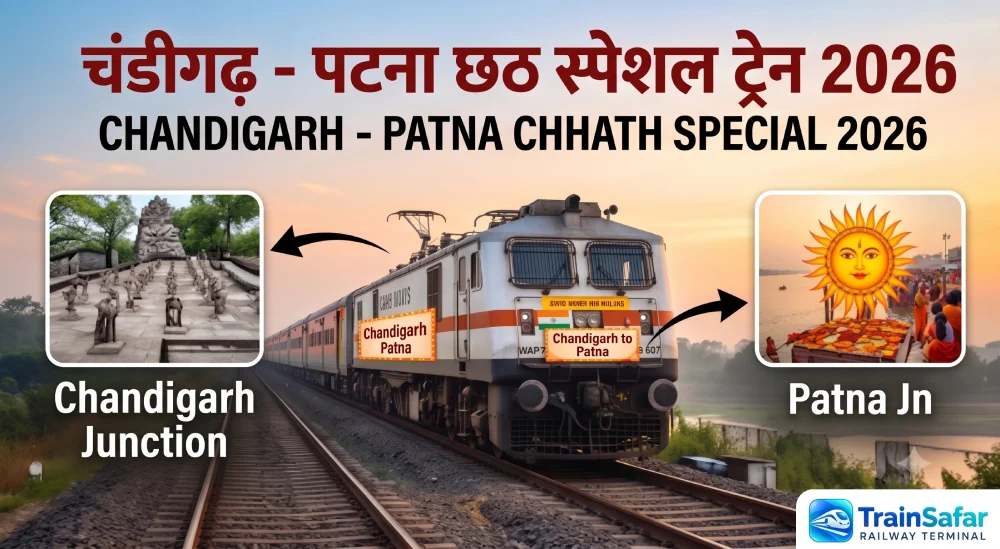 Chandigarh aur Punjab Se Patna Chhath Special Trains 2026: Dates, Train Number aur Schedule