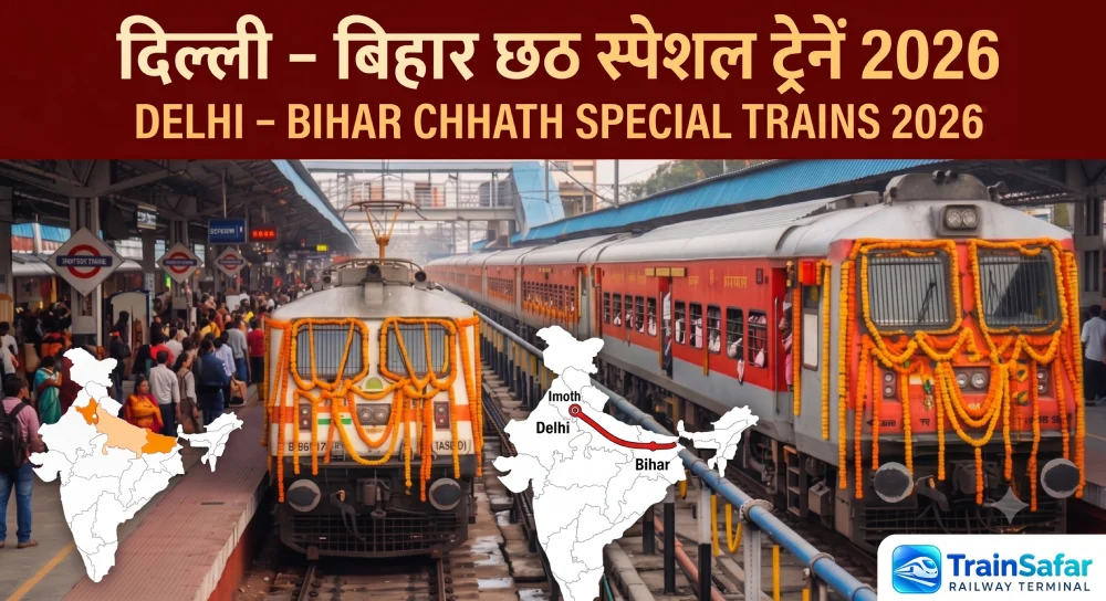 Delhi aur Anand Vihar Se Bihar Chhath Special Trains 2026: Dates aur Complete Schedule