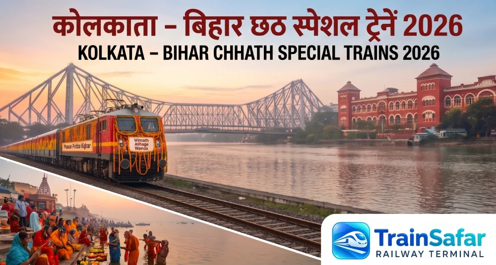 Kolkata, Howrah aur Sealdah Se Bihar Chhath Special Trains 2026: Dates aur Schedule